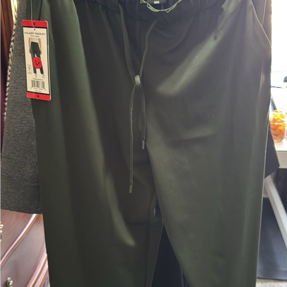 Hilary Radley Black Jogger Sweatpants Comfortable Stylish Design
